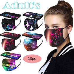 Butterfly print - adult face masks - 10pcs - unisex