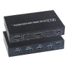 Répartiteur de commutateur KVM 4K - HDMI - USB - moniteur partagé - avec 2 ports