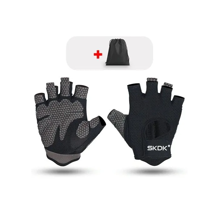 Weight lifting gloves - fitness - crossfit - half finger designFitness