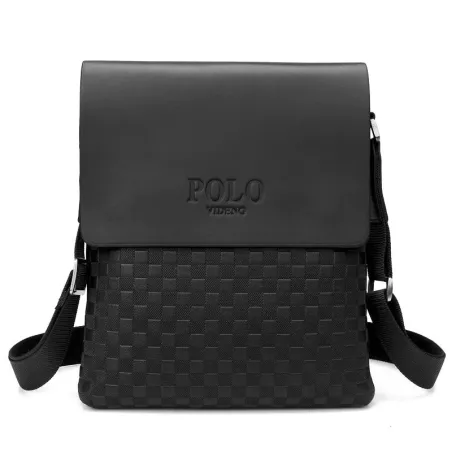 POLO - crossbody en cuir / sac à bandoulière - design plaid