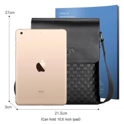 POLO - crossbody en cuir / sac à bandoulière - design plaid