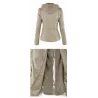 Winter leather jacket - removable inner lining with hood - waterproof - plus sizeJackets