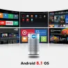 P7 HD - LED - video - pocket mini projector - Android - WIFI - 1080P 4K
