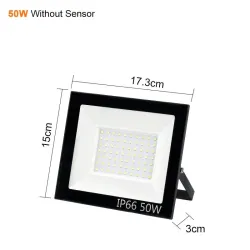 LED flood light - PIR motion sensor - 10W - 30W - 50W - waterproof