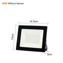 LED flood light - PIR motion sensor - 10W - 30W - 50W - waterproof