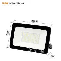 LED flood light - PIR motion sensor - 10W - 30W - 50W - waterproof