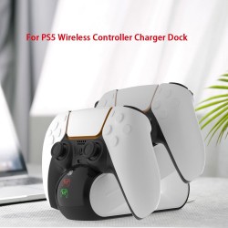 Manette sans fil DualSense PS5 - double station de chargement USB