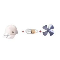 Baseball cap with electric fan - unisex