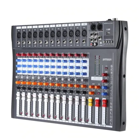 120S-USB - 12 channels - audio mixer - mixing console - 48V Phantom powerAmplifiers