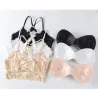 Lace - crisscross - open back - bralette - for women
