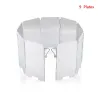 Gas stove windshield - 9 plates - foldable - outdoor / campingSurvival tools