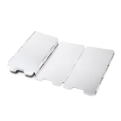 Gas stove windshield - 9 plates - foldable - outdoor / campingSurvival tools