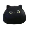 Cute black cat plush toy - cotton