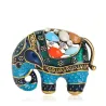 éléphant de Thaïlande avec des cristaux - broche