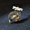 Petite haie avec une fleur - broche