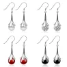 Glamourous earrings for women - with bead decoration