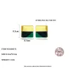925 sterling silver - square stud earrings