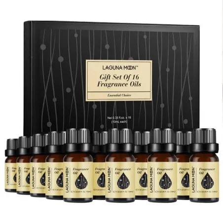 Huile d'aromathérapie - diffuseur - massage - bain - 10ml - 16 pièces