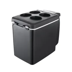 Mini car / camping refrigerator - freezer - cooler - with heating function - 12V - 6LInterior accessories