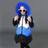 Girls thick coat jacket - with fur hood