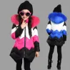 Girls thick coat jacket - with fur hood