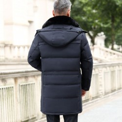 Winter thick jacket - with adjustable hood / collar