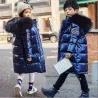 Warm thick jacket for kids - with fur hood - waterproofClothing