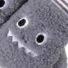 Gants chauds en peluche - un doigt - avec corde - conception animale