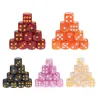 Acrylic polyhedral dice - board game dice - 10pcs/set