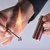 Vintage metal lighter - with keyring