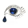 Waterdrop crystal eye - brooch