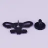 "Grow a pair" - ovaries - brooch
