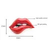 Red lip - enamel brooch