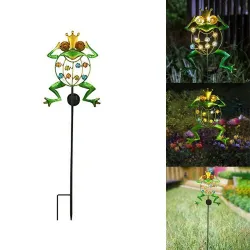 Frog shaped - solar garden lamp - waterproof