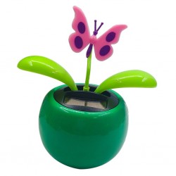 Solar power - swinging flower plant - toy - decoration
