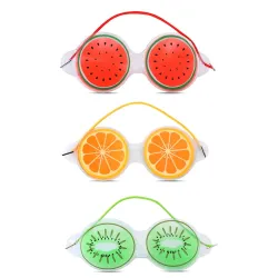 Ice compressor eye mask - kiwi / watermelon / lemon design