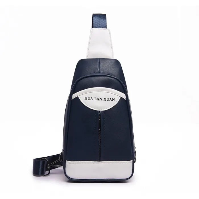 Fashionable fanny pack - chest bag - PU leather