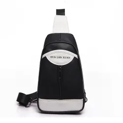 Fashionable fanny pack - chest bag - PU leather
