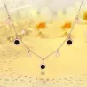 Gold necklace - round charms with Roman numbersNecklaces