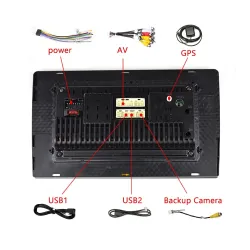 9/10" car radio - Android / 2 Din - GPS - Bluetooth - WIFI - Mirrorlink - MP5Radio