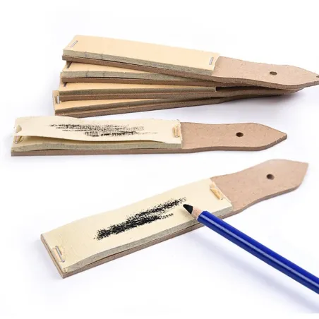 Sandpaper pointer - tools for artist - sketch - charcoal - pencil sharp drawing