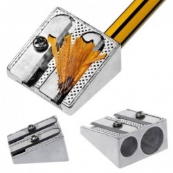 Double hole pencil sharpener school - office stationery