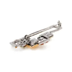 Vintage rhinestone brooche - elegant to wear at anytime