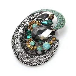 Shining crystal beauty womens brooche - your everyday desire