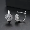 Flower shaped - stud earrings