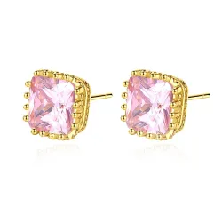 Small geometric crystal earringsEarrings