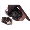 Fashionable fanny pack - chest bag - PU leather