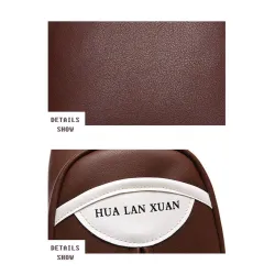 Fashionable fanny pack - chest bag - PU leather