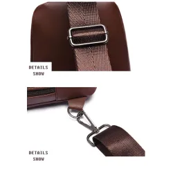 Fashionable fanny pack - chest bag - PU leather