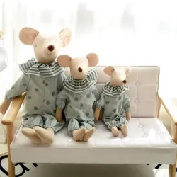 Mouse in pajamas - stuffed toy / dollCuddly toys